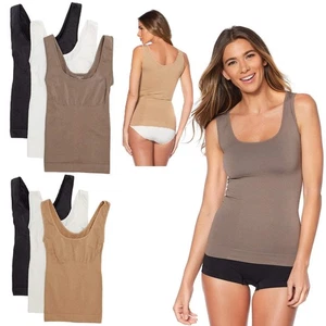 Nearly Nude 3-Pack Seamless Shaping Tank 584826-J - Picture 1 of 5
