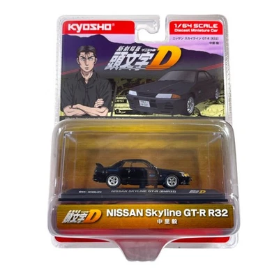 Modellino Auto Kyosho 1/64 Nissan Skyline GT-R R32 Initial D Night Kids Takes... - Immagine 1 di 2