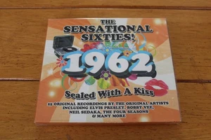 Sensational Sixties 1962 CD Sealed With A Kiss Elvis Presley Four Seasons Hits - Picture 1 of 2