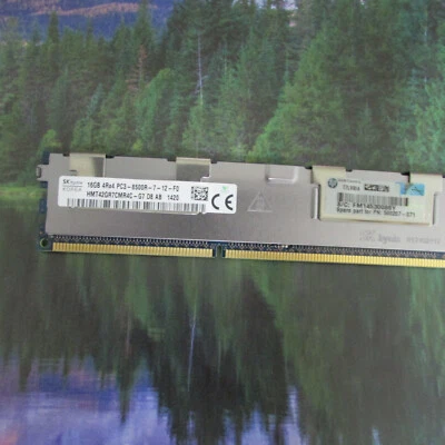 Hynix 16GB 4Rx4 HMT42GR7CMR4C PC3-8500R DDR3 1066MHz ECC REG RDIMM Memory RAM - Image 1 of 2