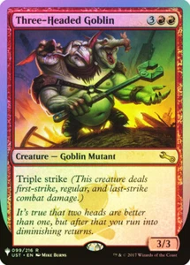 MTG FOIL Three-Headed Goblin - Planeswalker Symbol Reprints #31 - Picture 1 of 1
