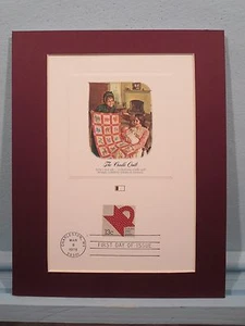El arte del acolchado y la cuna edredón y panel conmemorativo de la cubierta del primer día - Imagen 1 de 1