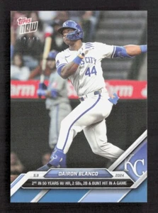 Dairon Blanco 2024 MLB TOPPS NOW 173 BLUE Parallel /49 - Picture 1 of 2
