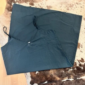 WRAP LONDON 100 % Baumwolle Midi-Schlupfkleid Größe 14 Nachthemd Nachtwäsche - Bild 1 von 6