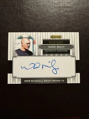 2008 Razor Signature Series Wade Miley Autograph /1499 #145 Diamondbacks - Image 1 of 2