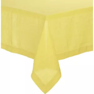 Crate & and Barrel HELENA LINEN TABLECLOTH- YELLOW 60" x 90" NWT- Spring/Summer! - Picture 1 of 1