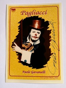 Autografo PAOLO GAVANELLI-Baritono-Cantante-PAGLIACCI Teatro Roma-firmato - Bild 1 von 2