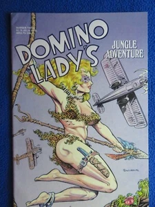 DOMINO LADY'S #3 JUNGLE ADVENTURE 1992 1ST PRINT RON WILBER - Bild 1 von 1