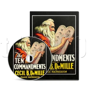The Ten Commandments (1923) Biography, Drama, Fantasy Movie on DVD - Imagen 1 de 3