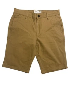 Topman Stretch Skinny Chino Shorts Mens Size 30 Tan, Zipper, New. Free Ship NWT - Picture 1 of 10