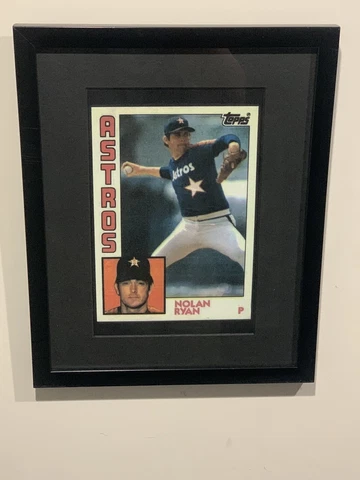 1984 Topps Nolan Ryan (Custom Mini Poser) Frame Not Included (READ) Cover