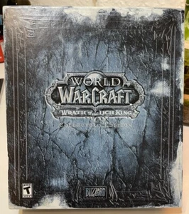 Juego de caja World of Warcraft Wrath of the Lich King Edition 2008 sin alfombrilla de ratón, como nuevo - Imagen 1 de 22