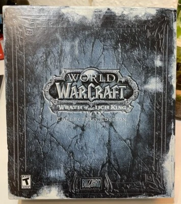Juego de caja World of Warcraft Wrath of the Lich King Edition 2008 sin alfombrilla de ratón, como nuevo Foto 1 de 4