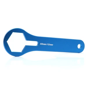 Blu 50mm Tappo forcella Chiave inglese Riparazione Attrezzo Per Husqvarna FC TE  - Picture 1 of 9