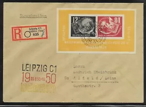 RDA franqueos individuales en cartas/tarjetas de Mi 242-297 SELECCIÓN (S3-B207- - Imagen 1 de 51