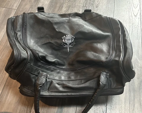 Jim Kelly Celebrity Golf Tournament Duffel Bag. Buffalo Bills RARE Event Item Cover