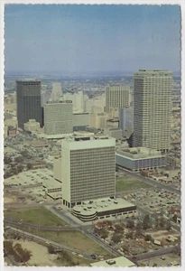 1970's Downtown Houston Texas TX High Rises Aerial View Vintage Postcard - Picture 1 of 2