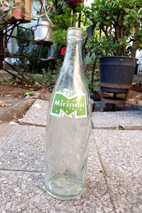 Vintage Mirinda Glasflasche 1960er 770cc von Pepsi Argentinien - Bild 1 von 4