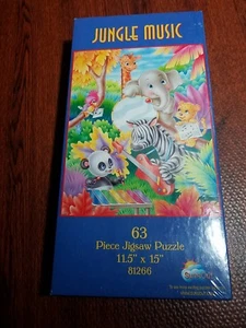 Neu versiegelt Dschungelmusik 63-teiliges Kinderpuzzle von SunsOut (USA VERSAND KOSTENLOS) - Bild 1 von 4