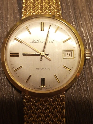 Reloj Automático Hombre Mathey Tissot Oro Sólido 18k Lujo ÚNICO EN SU CLASE Foto 1 de 4