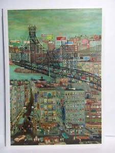 Artist Notecard with Envelope - NEW YORK CITY 1957 by Ralph Fasanella - Picture 1 of 3
