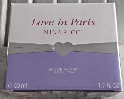 Perfume Nina Ricci Love in Paris EDP 50 ml 1,7 FL OZ Nuevo Sellado Foto 1 de 2