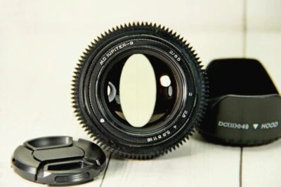 Anamorphic Jupiter-9 2/85 Portrait Lens For Filmmakers Canon EOS Mount Cine Mode - Image 1 of 4