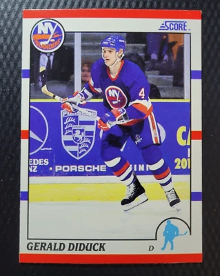 1990-91 Score American GERALD DIDUCK New York Islanders Hockey NHL Card #139 - Image 1 of 2