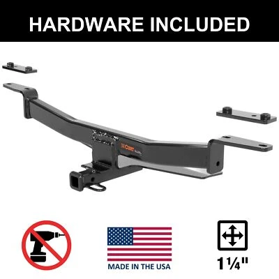 CURT 2012-2016 Audi A6 All Class 1 Trailer Hitch, 1-1/4" Receiver — 第 1/4 张图片