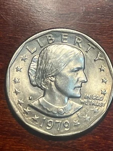 1979 Susan B Anthony Uncirculated Liberty D [ERROR] RARE Frank Gasparro]  - Picture 1 of 6