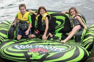water ski tube  cool croozer 3 Person towable couch Ron Marks