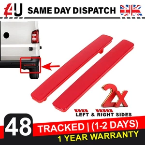 REAR RED BUMPER REFLECTOR SET RIGHT & LEFT SIDE FOR VW TRANSPORTER MULTIVAN - Picture 1 of 3