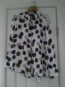 Marks & Spencer Autograph leaf print blouse shirt size 18 new - Picture 1 of 9