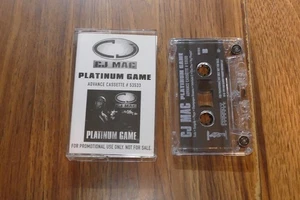 CJ Mac Platinum Game - 1999 Advance Promo Cassette - Gangsta Rap - Test Played - Picture 1 of 4