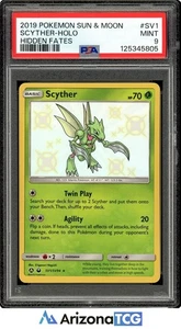 Pokemon 2019 Scyther SV1/SV94 Holo Destino Nascosto PSA 9 - Foto 1 di 3