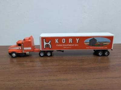1/64 Ertl Peterbilt Cab/Trailer - Kory Farm Equip, Manlius, IL Louisville #9547 - Image 1 of 3