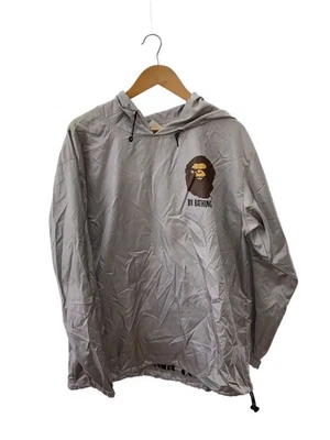 A BATHING APE anorak Jacket Silver M Used - Image 1 of 4
