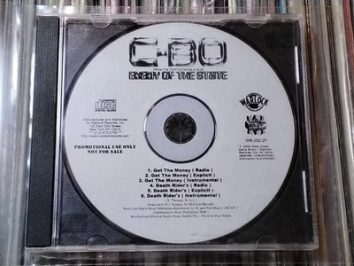 C-BO ENEMY OF THE STATE CD 6 TRACK PROMO 2000 916 mob figaz G FUNK RAP HIP HOP - Bild 1 von 2