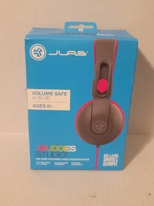 JBuddies Studio 2 Wired Kids Headphones - Black/Pink - Picture 1 of 5