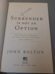 SIGNIERT - Kapitulation ist keine Option: Amerika verteidigen, John Bolton - Bild 1 von 10