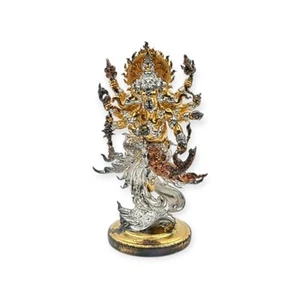 Thai amulet Lord Ganesha Suriyathep Grant wishes Lucky Charm Pendant Waterproof - Picture 1 of 4