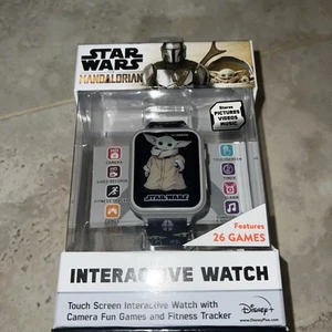 Star Wars Mandalorian the Child Interactive Kids Smart Watch With 26 games BL3 - Picture 1 of 3