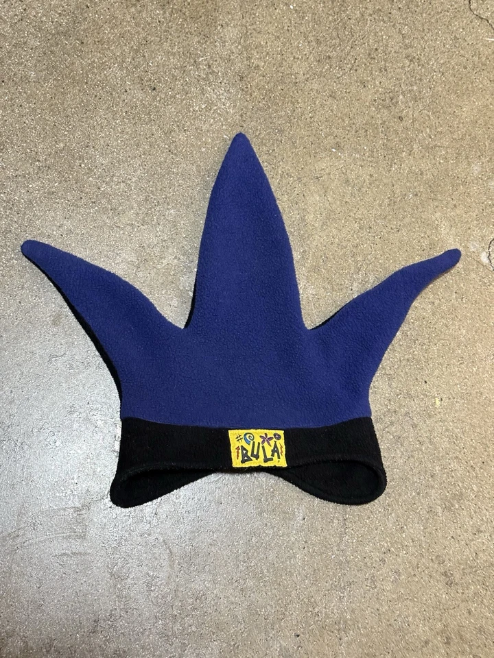 De colección Años 90 Bula Polar Sombrero Bufón Gorra Esquí Snowboard Esquí Invierno Gorro Azul Foto 1 de 4