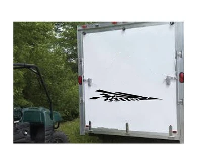 (2) Calcomanías gráficas a rayas con acento de barco remolque cámper autocaravana 25"x4" Foto 1 de 2