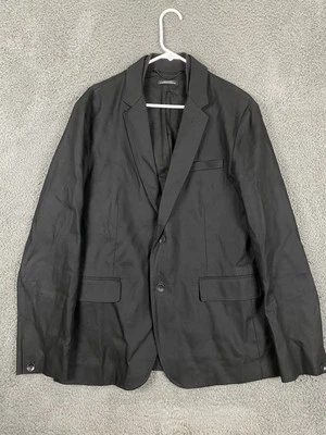 Rag & Bone Sports Coat Blazer Men’s 44 Black Cotton Pockets Tailored Workwear - Image 1 of 4