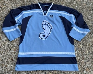Vintage North Carolina Tar Heels NCAA Ice Hockey Jersey Colosseum Brand XL UNC - Picture 1 of 10