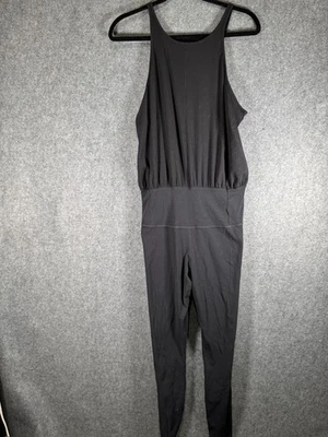 Nike Yoga Luxe Infinalon Mono Mujer Grande Negro Sin Mangas Ajustado Ropa Activa Foto 1 de 4