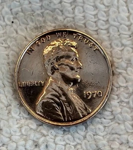 1970 No Mint Mark Lincoln Penny 1 Cent Excellent Condition Coin - Picture 1 of 5