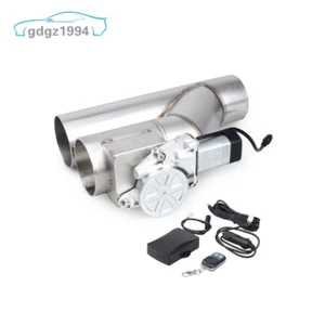 2.5'' Y Pipe Electric Exhaust Dual Valve Dump Control Valve Kit w/ Remote Switch - Picture 1 of 15