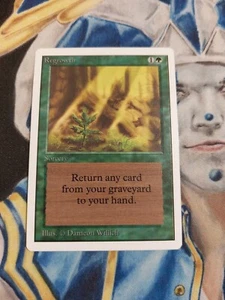 Regrowth MTG Unlimited Uncommon Green Sorcery Near-Mint x1 GG13 - Picture 1 of 4